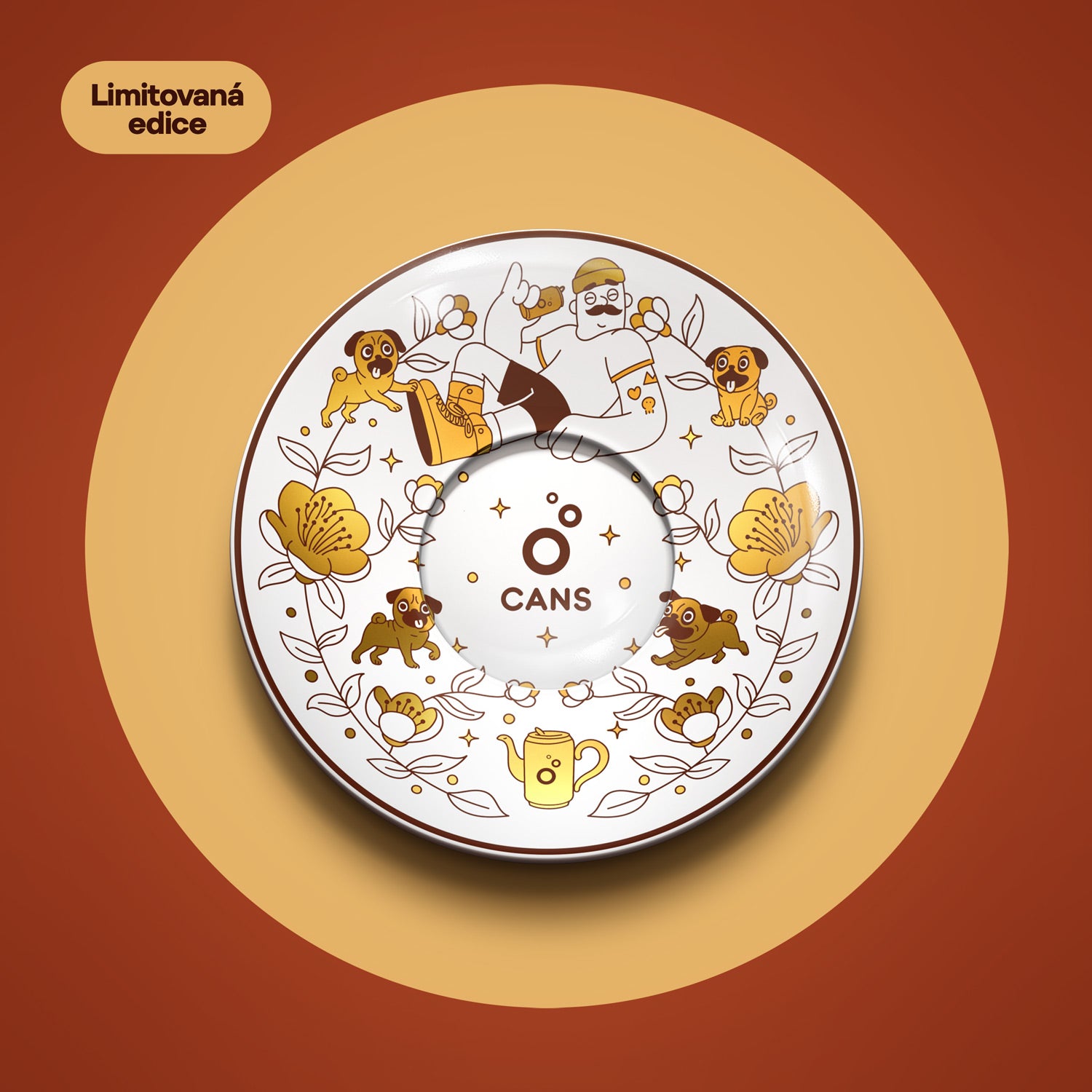 CANS Iced Tea - Podčajek - Limited Edition 1/500