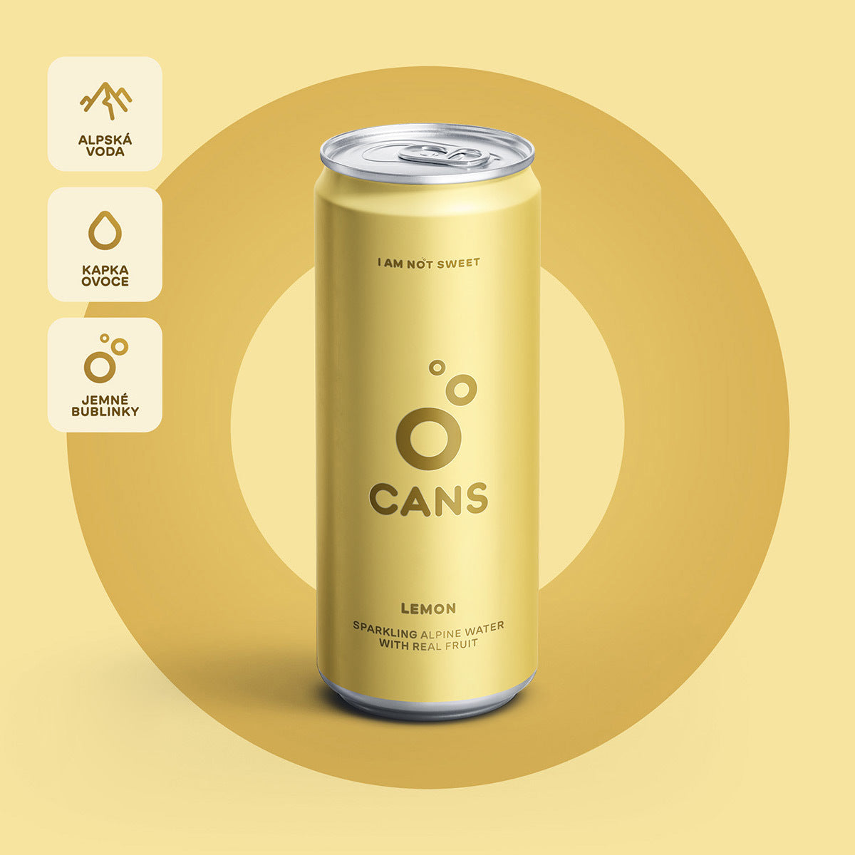 CANS CITRON & LIMETKA -- 24 × 330ml