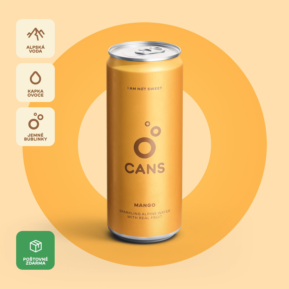 CANS MANGO -- 24 × 330ml