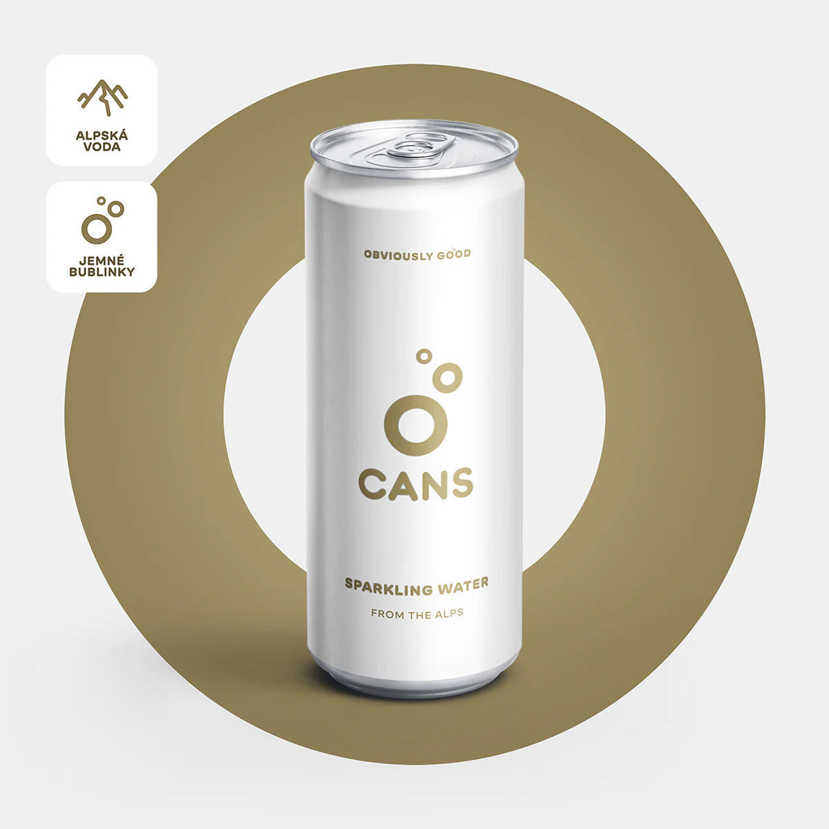 CANS JEMNĚ PERLIVÁ VODA -- 24 × 330ml