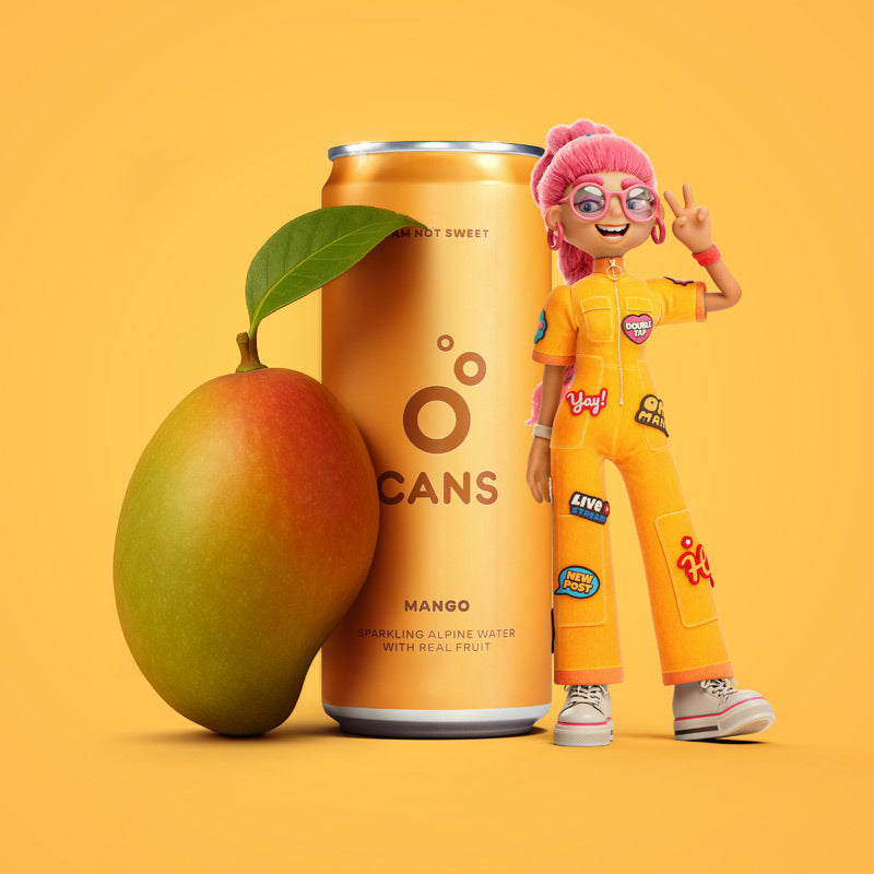 CANS MANGO -- 24 × 330ml