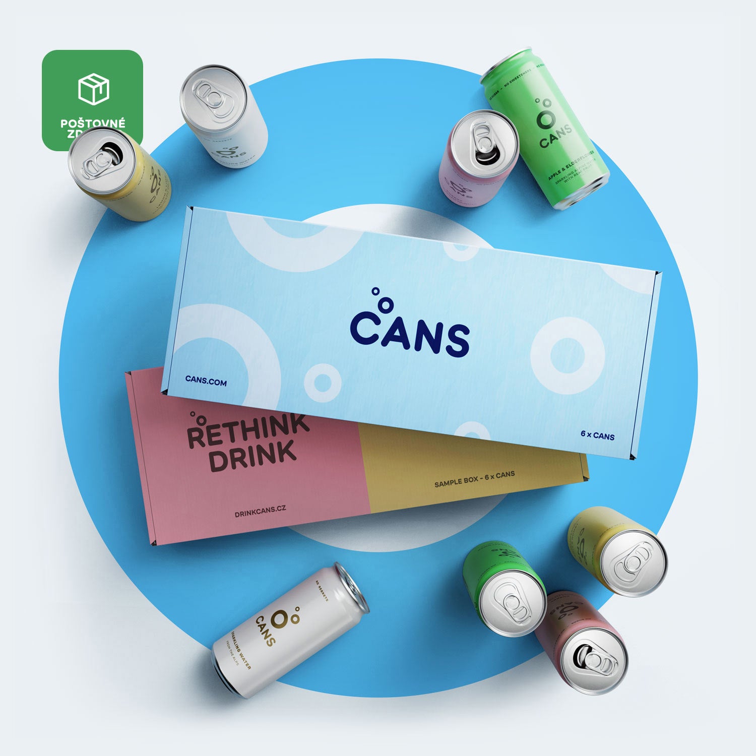 CANS SAMPLE BOX -- 12 × 330ml