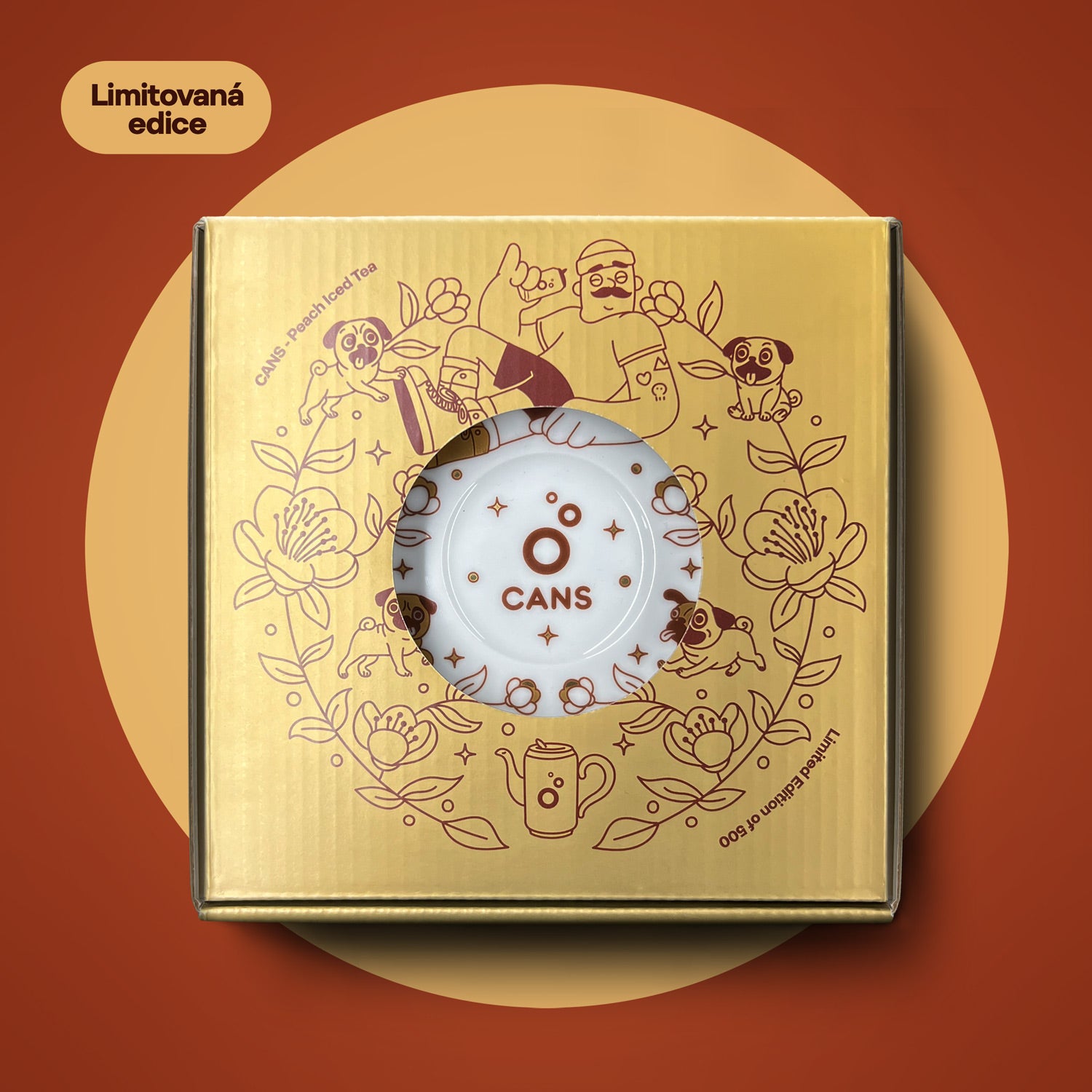 CANS Iced Tea - Podčajek - Limited Edition 1/500